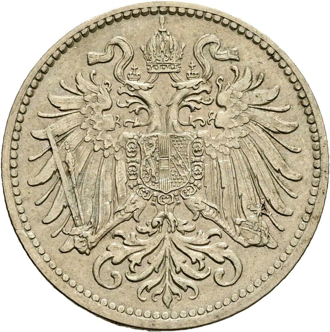 10 Heller Franz Joseph I. 1848-1916 1915 – Rückseite