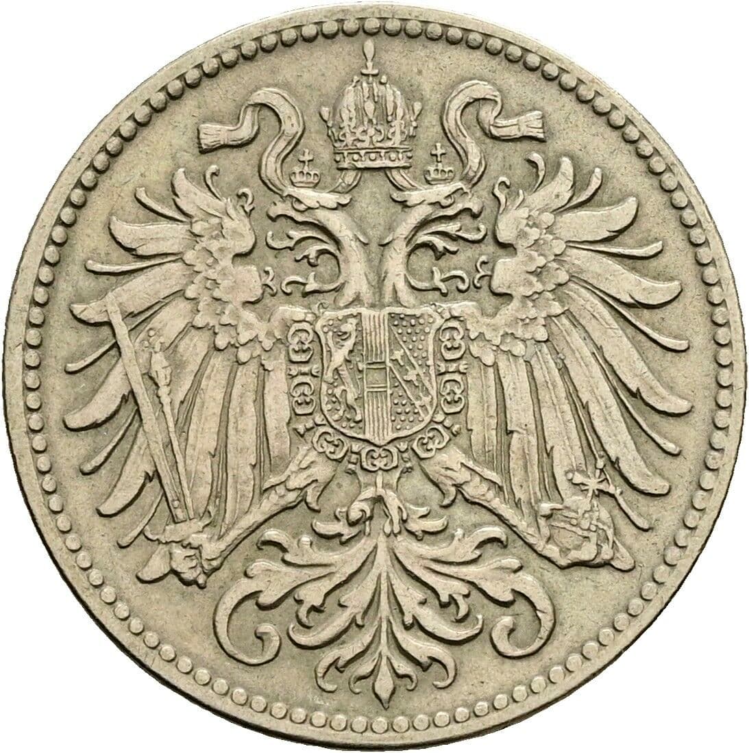 10 Heller Franz Joseph I. 1848-1916 1915 – Rückseite