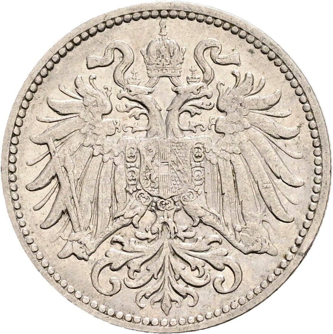 10 Heller Franz Joseph I. 1848-1916 1910 – Rückseite