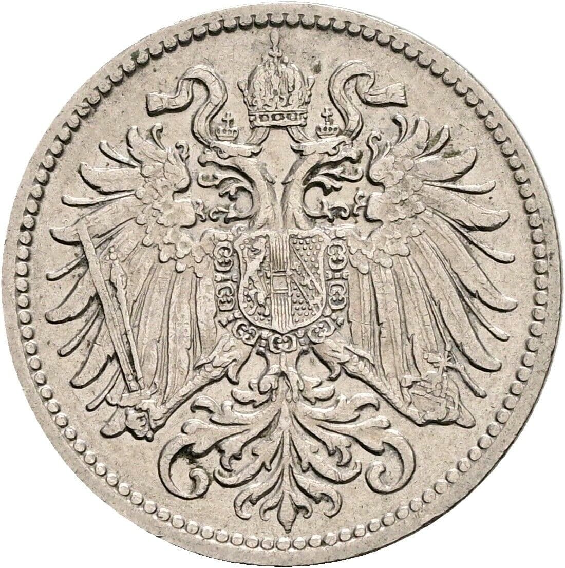 10 Heller Franz Joseph I. 1848-1916 1909 – Rückseite