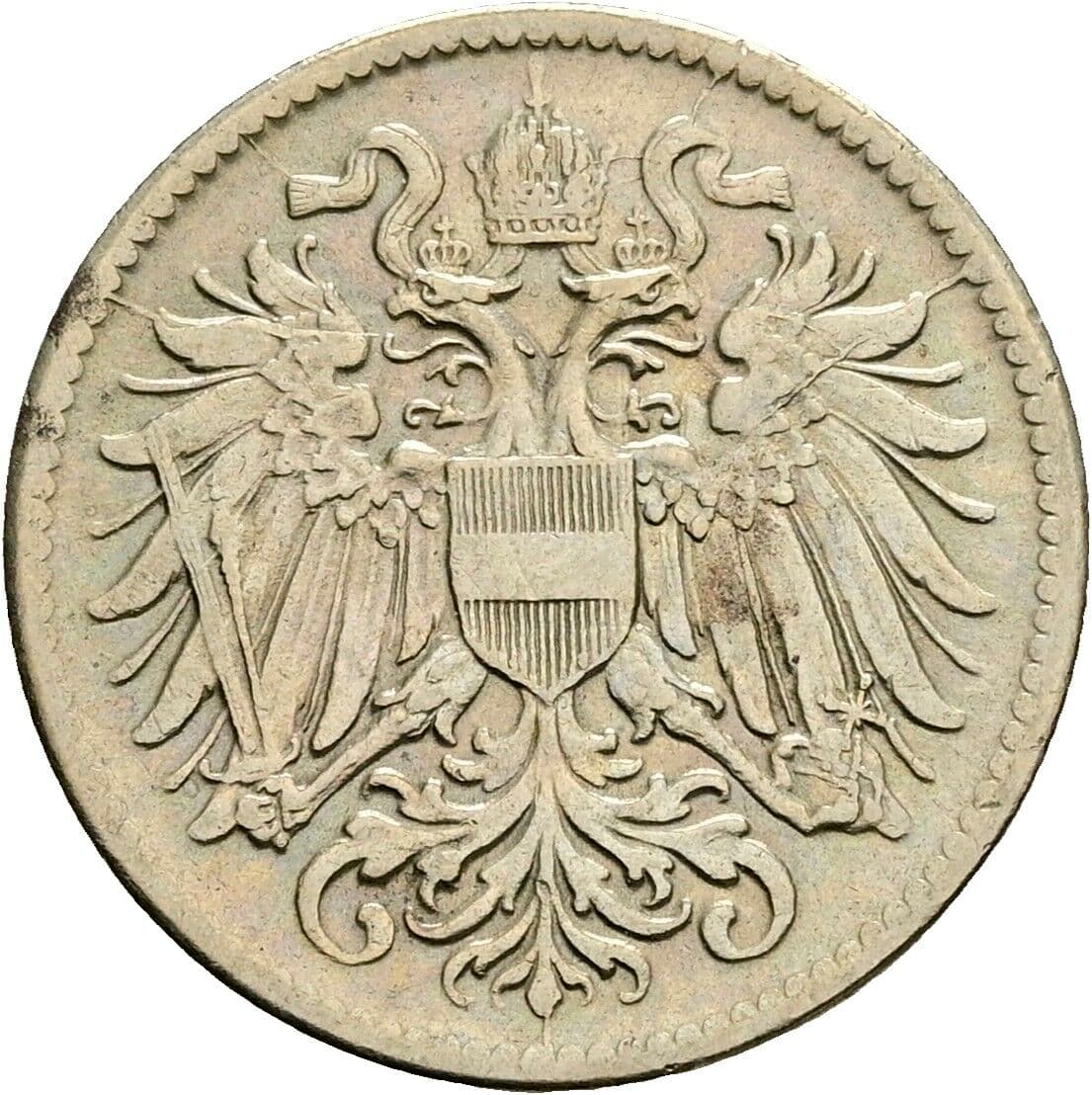 10 Heller Franz Joseph I. 1848-1916 1916 – Rückseite