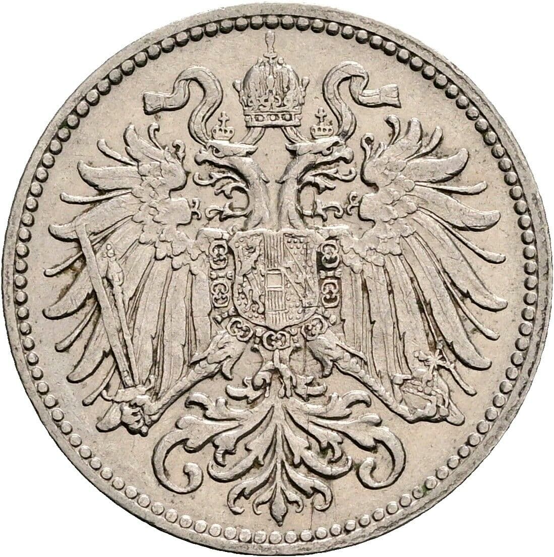 10 Heller Franz Joseph I. 1848-1916 1910 – Rückseite