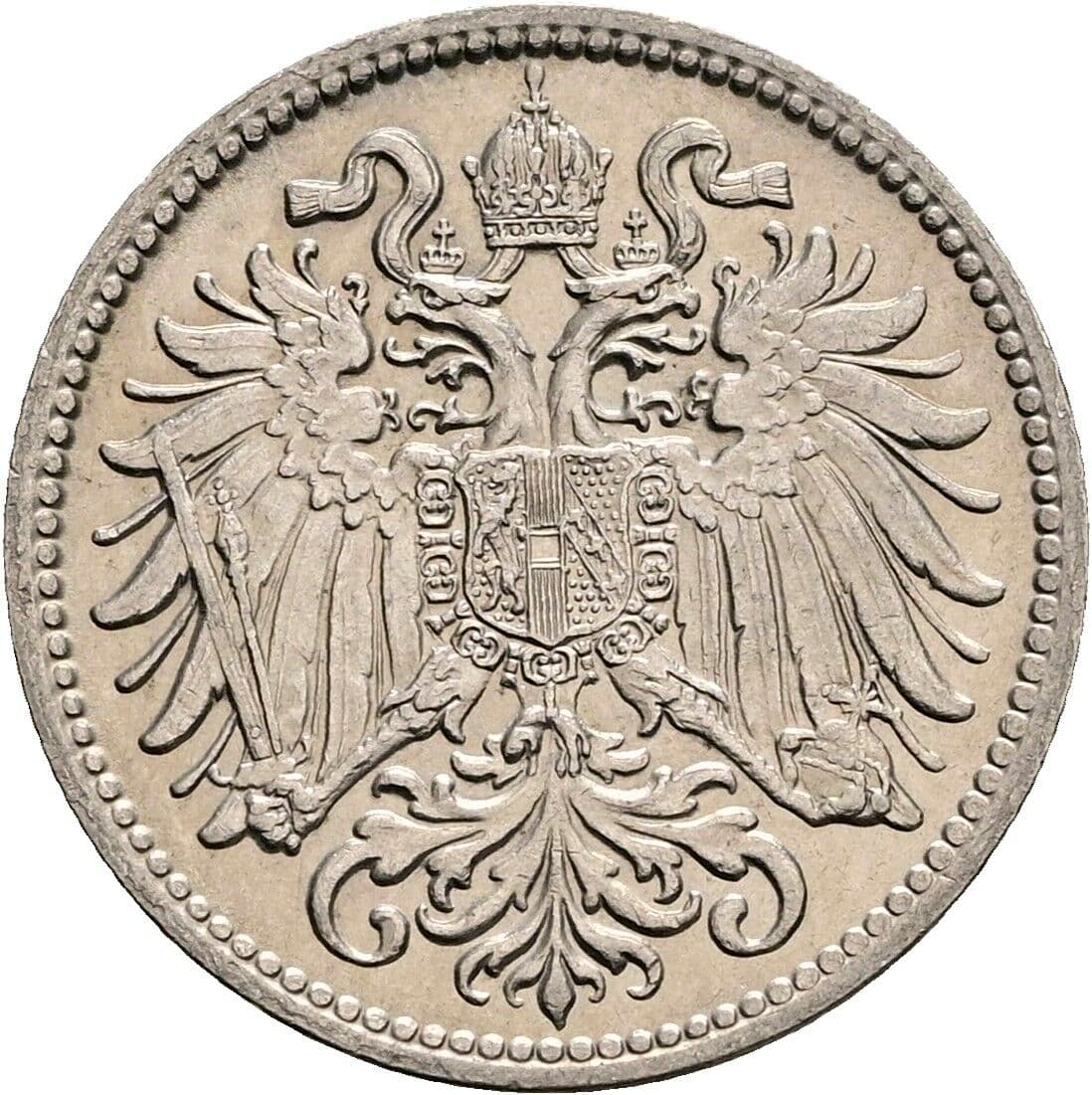 10 Heller Franz Joseph I. 1848-1916 1909 – Rückseite