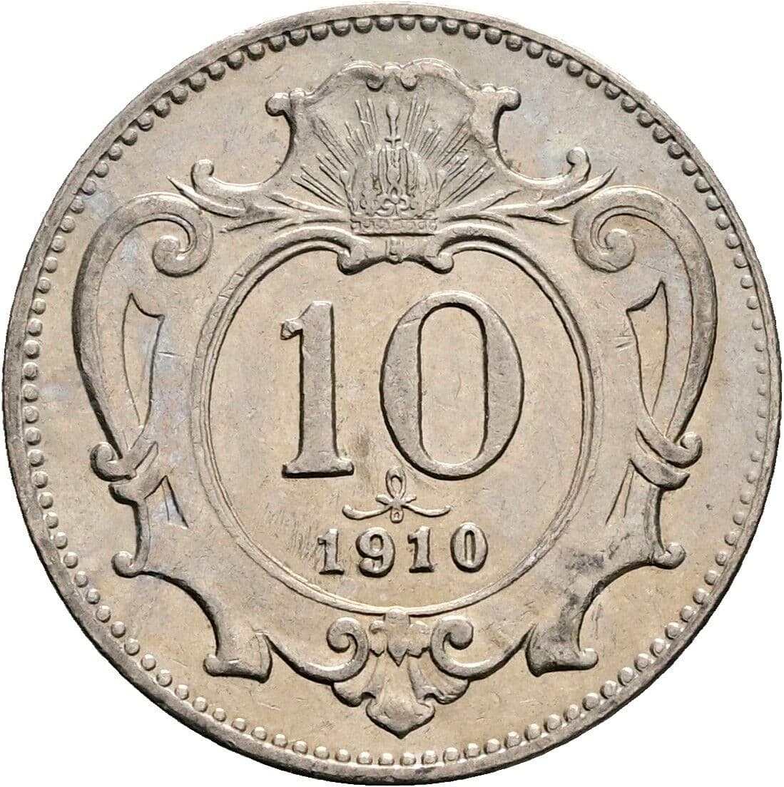 10 Heller Franz Joseph I. 1848-1916 1910 – Vorderseite