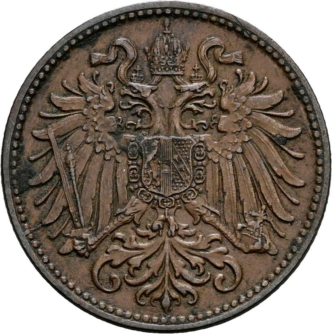 2 Heller Franz Joseph I. 1848-1916 1905 – Rückseite
