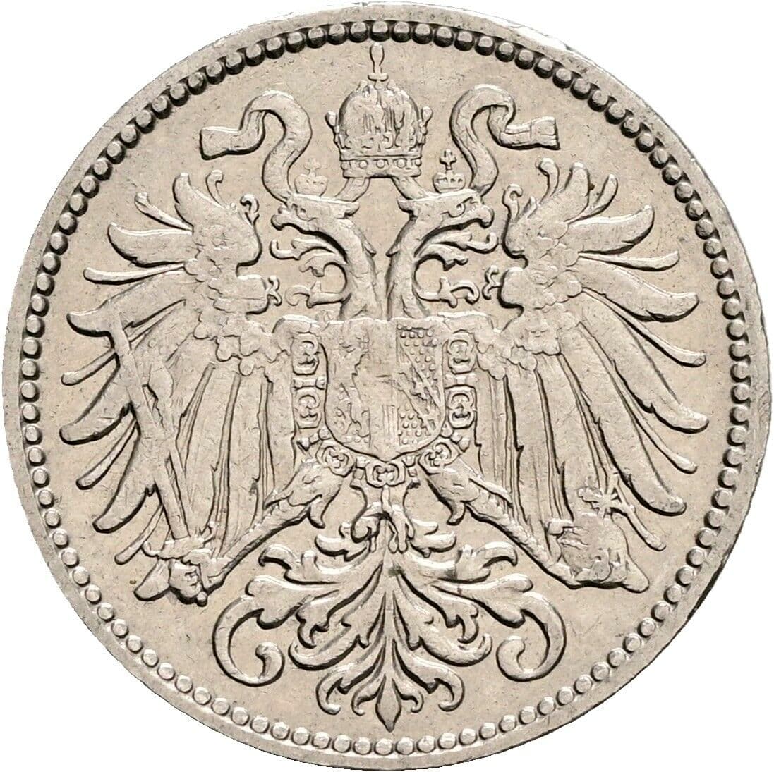 10 Heller Franz Joseph I. 1848-1916 1910 – Rückseite