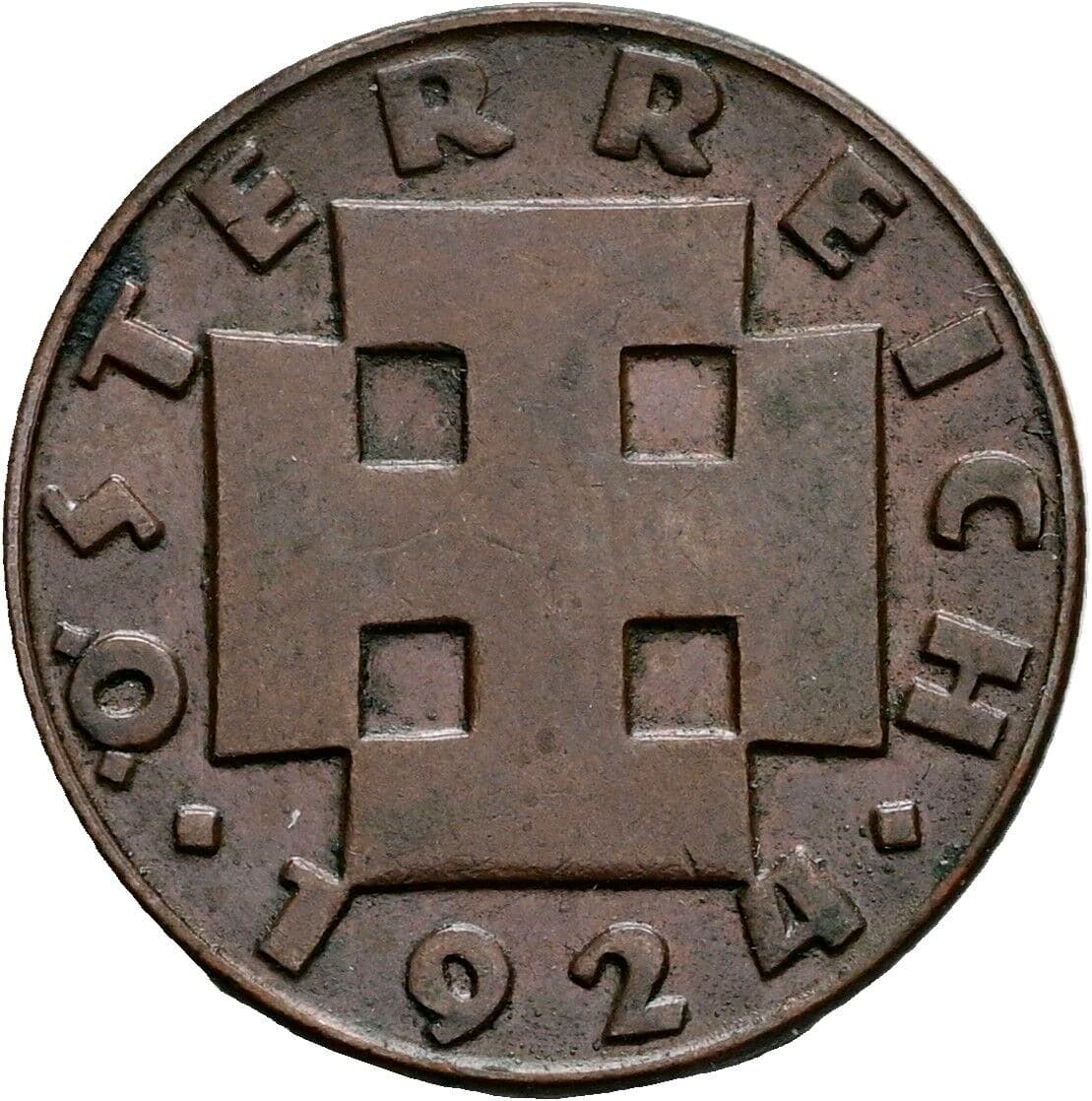 200 Kronen 1924 – Rückseite