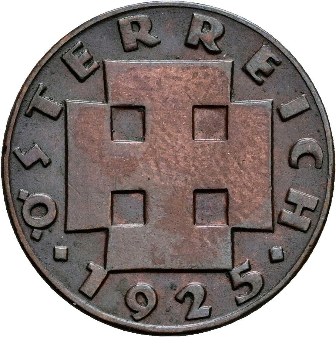 2 Groschen 1925 – Rückseite