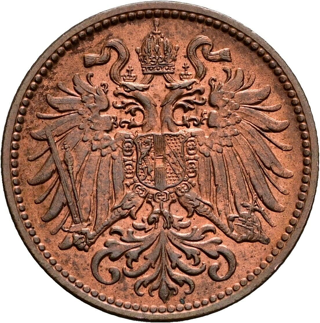 2 Heller Franz Joseph I. 1848-1916 1911 – Rückseite