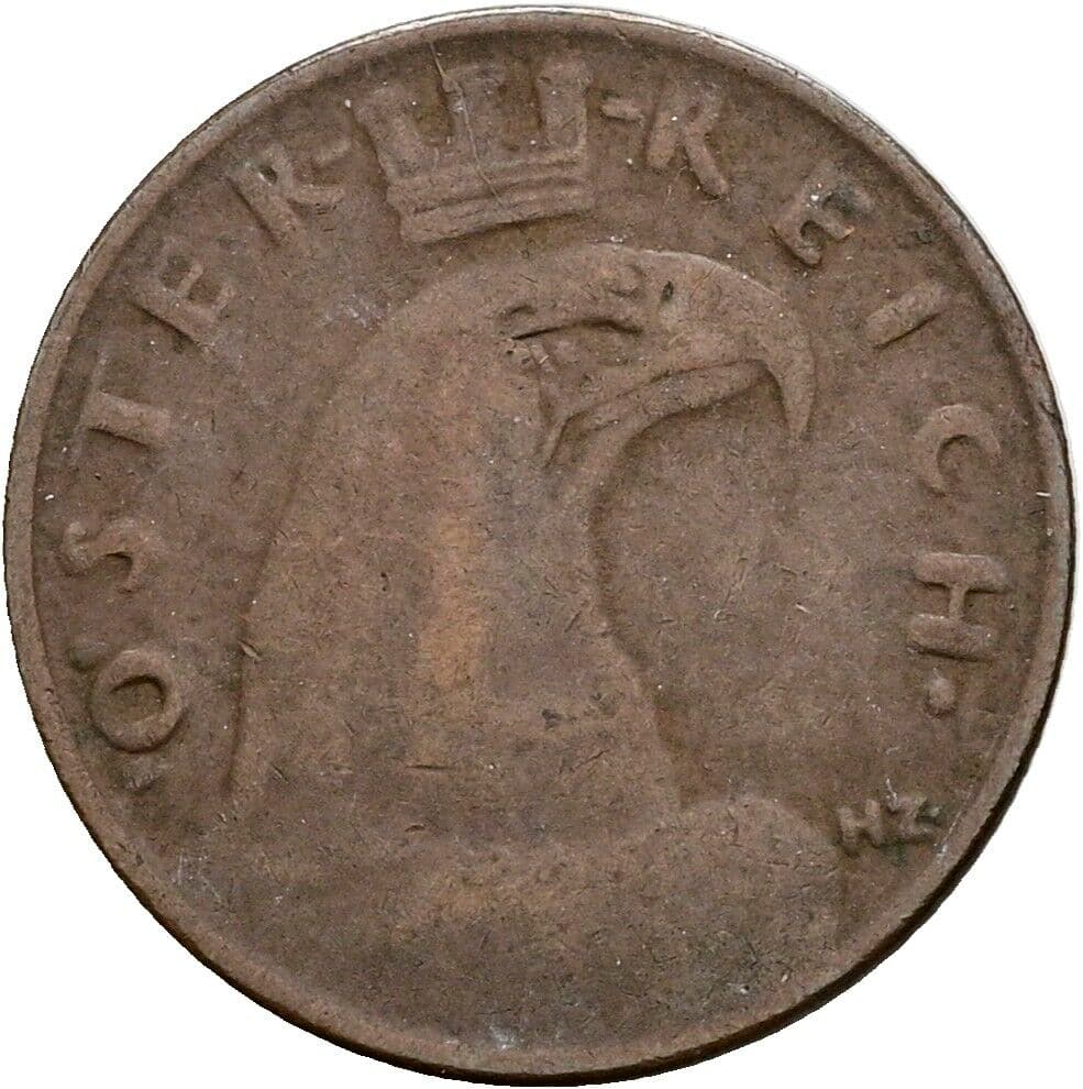 1 Groschen 1938 – Rückseite
