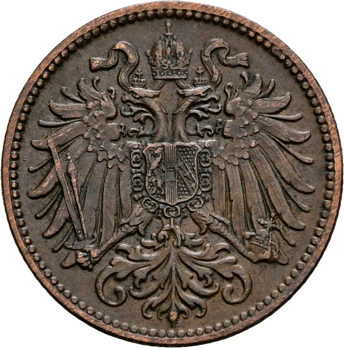 2 Heller Franz Joseph I. 1848-1916 1899 – Rückseite