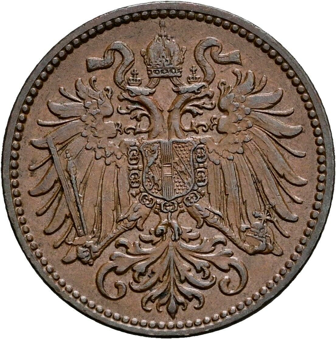 2 Heller Franz Joseph I. 1848-1916 1912 – Rückseite