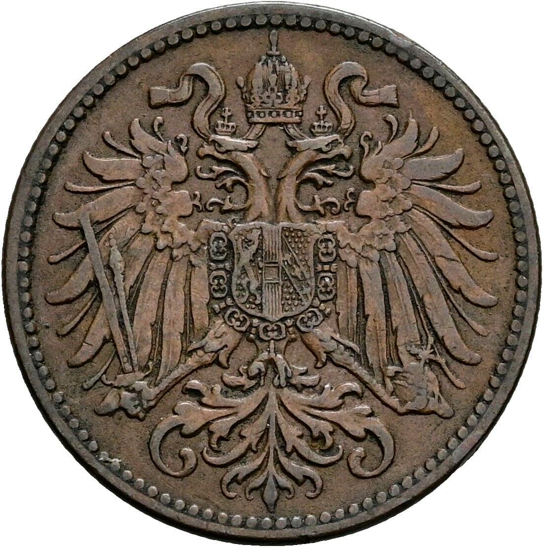2 Heller Franz Joseph I. 1848-1916 1911 – Rückseite