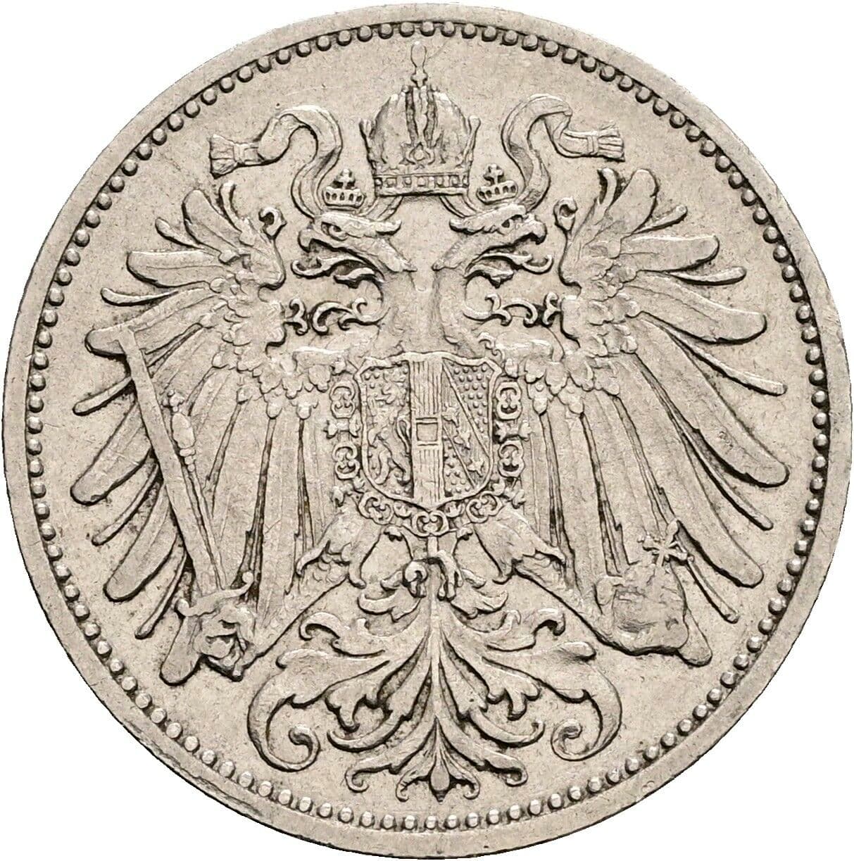20 Heller Franz Joseph I. 1848-1916 1907 – Rückseite