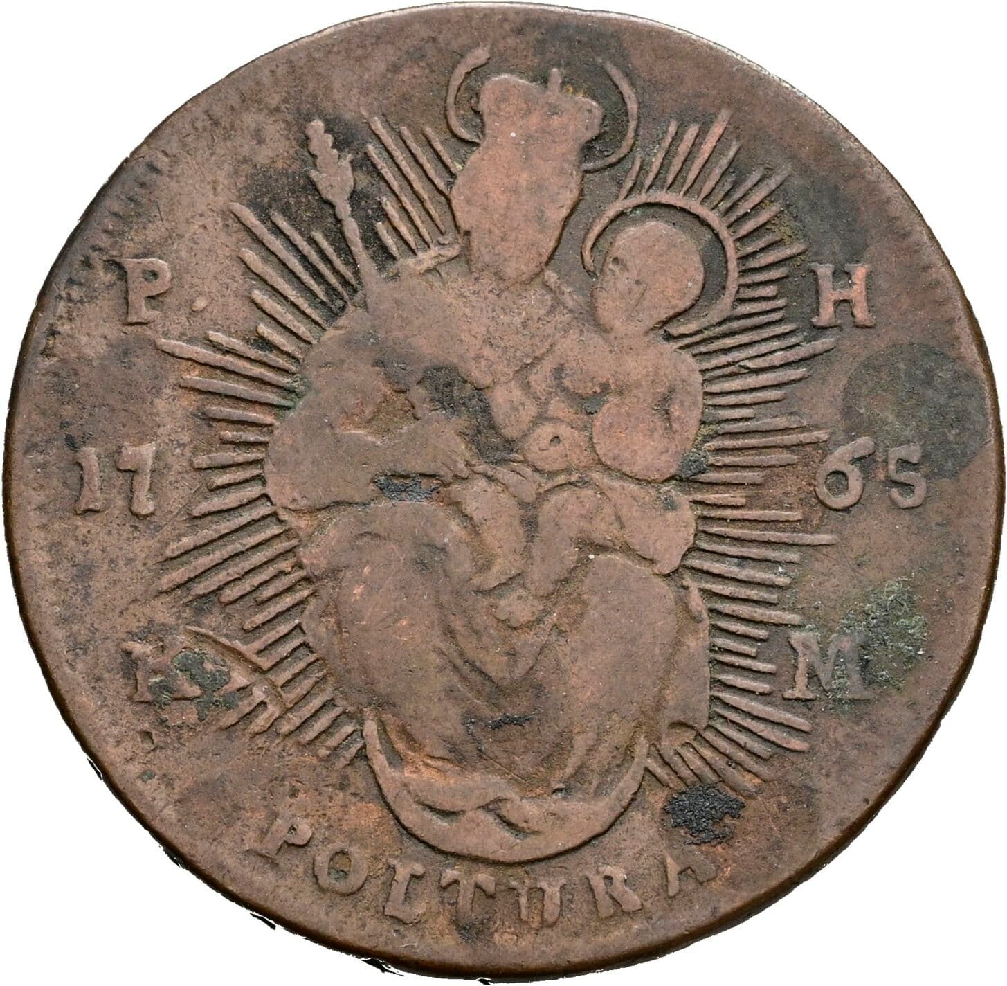 Poltura Maria Theresia 1740-1780 1765 KM – Rückseite