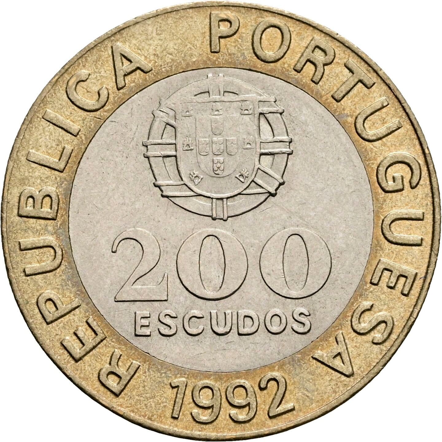 200 Escudos 1992 – Rückseite