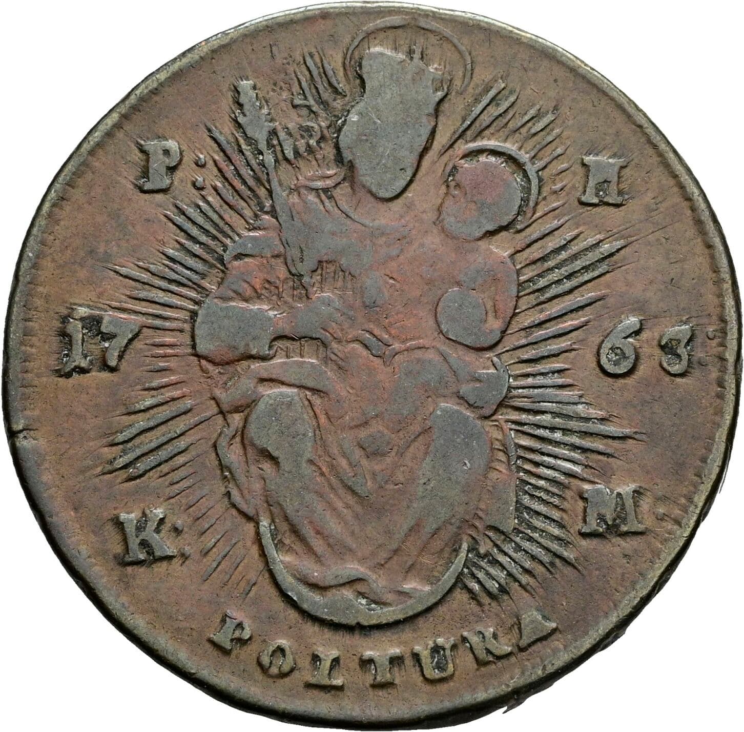 Poltura Maria Theresia 1740-1780 1763 KM – Rückseite