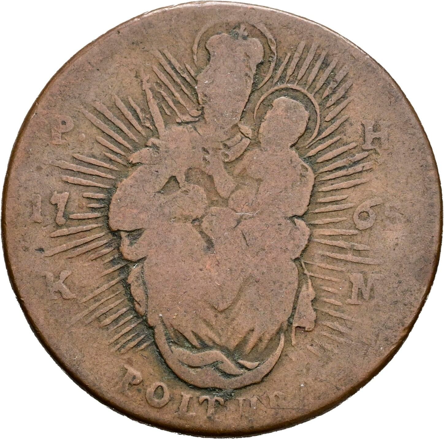 Poltura Maria Theresia 1740-1780 1765 KM – Rückseite
