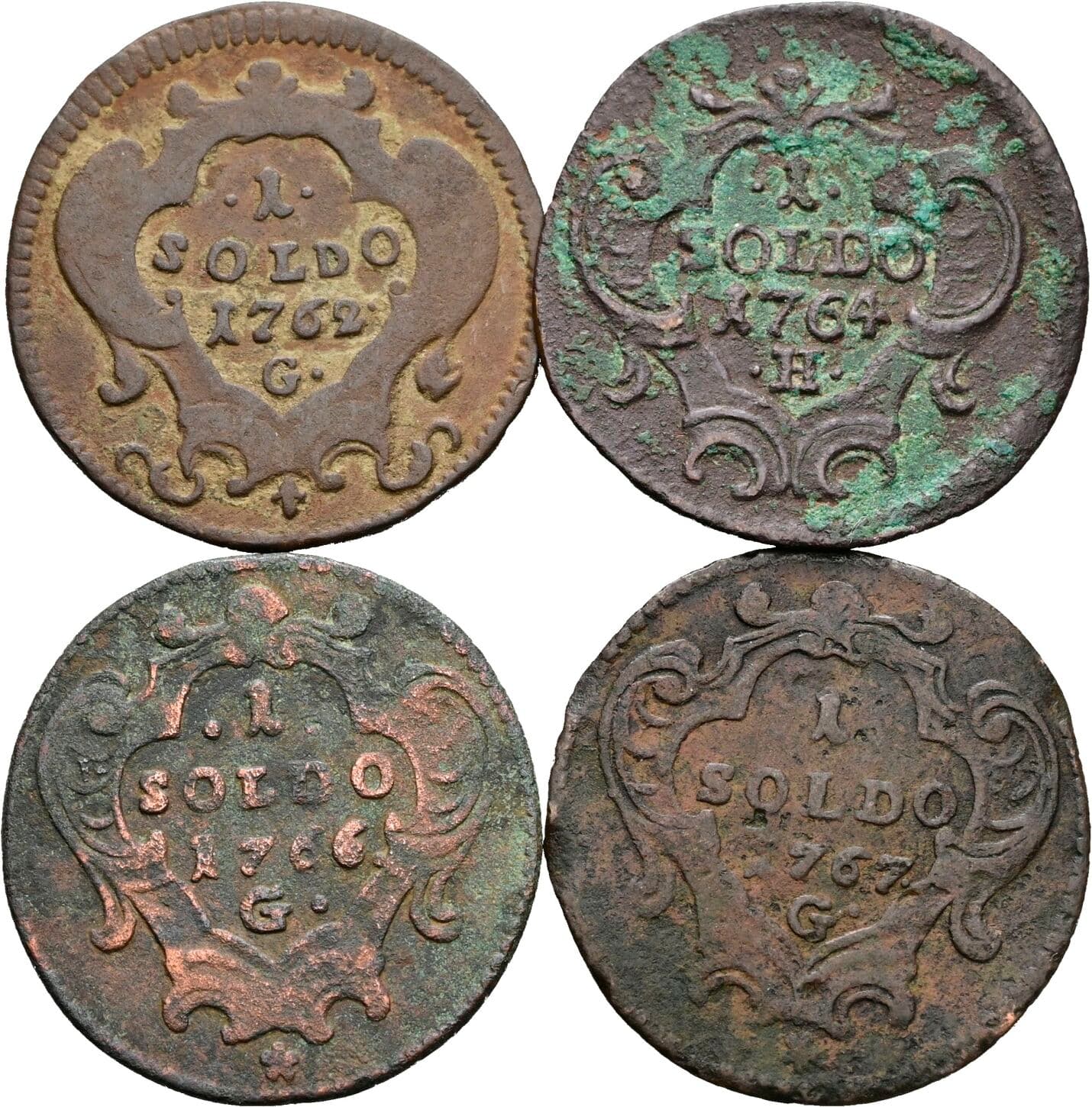 Lot 4 Stück 1 Soldo