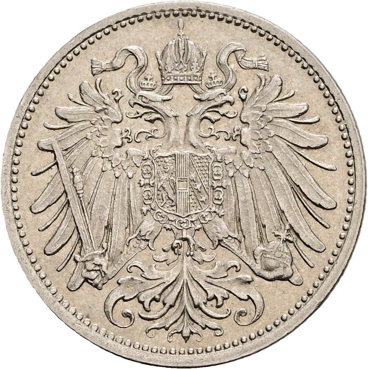 20 Heller Franz Joseph I. 1848-1916 1894 – Rückseite