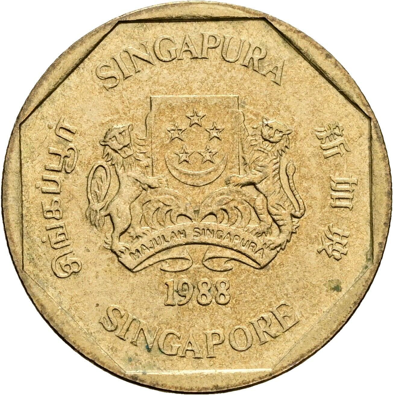 1 Dollar 1988 – Rückseite