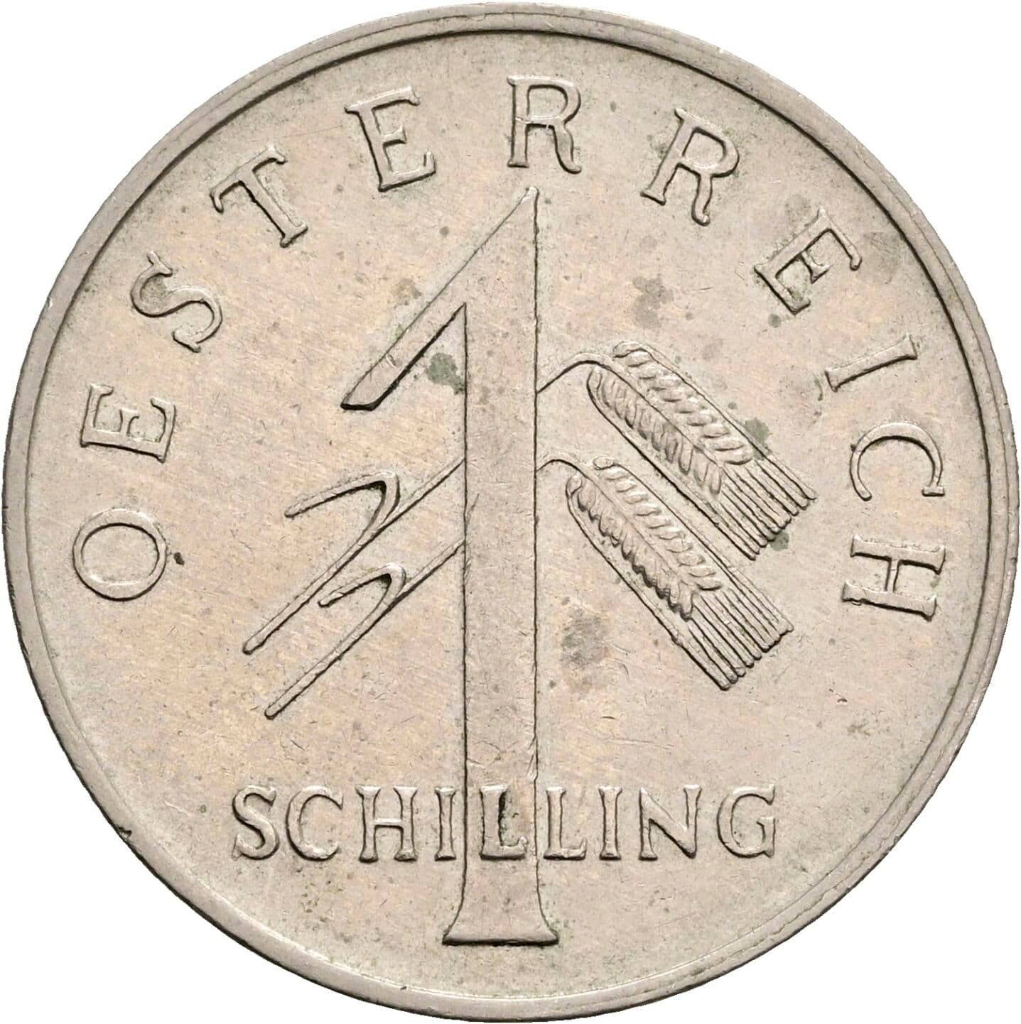 1 Schilling 1935 – Vorderseite