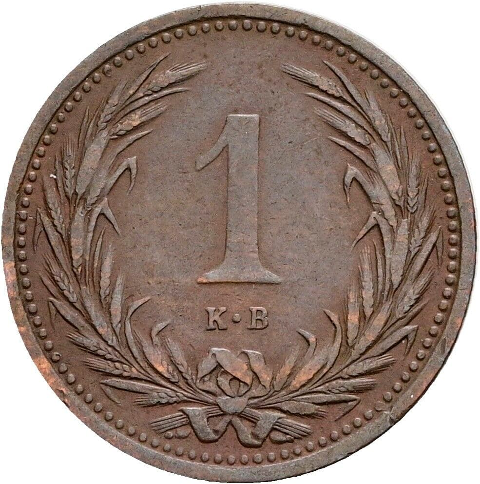 1 Filler Franz Joseph I. 1848-1916 1893 KB, Kremnitz – Vorderseite