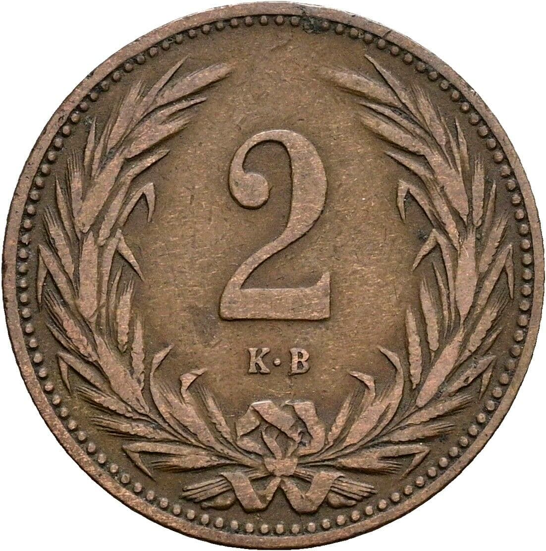 2 Filler Franz Joseph I. 1848-1916 1904 KB, Kremnitz – Vorderseite