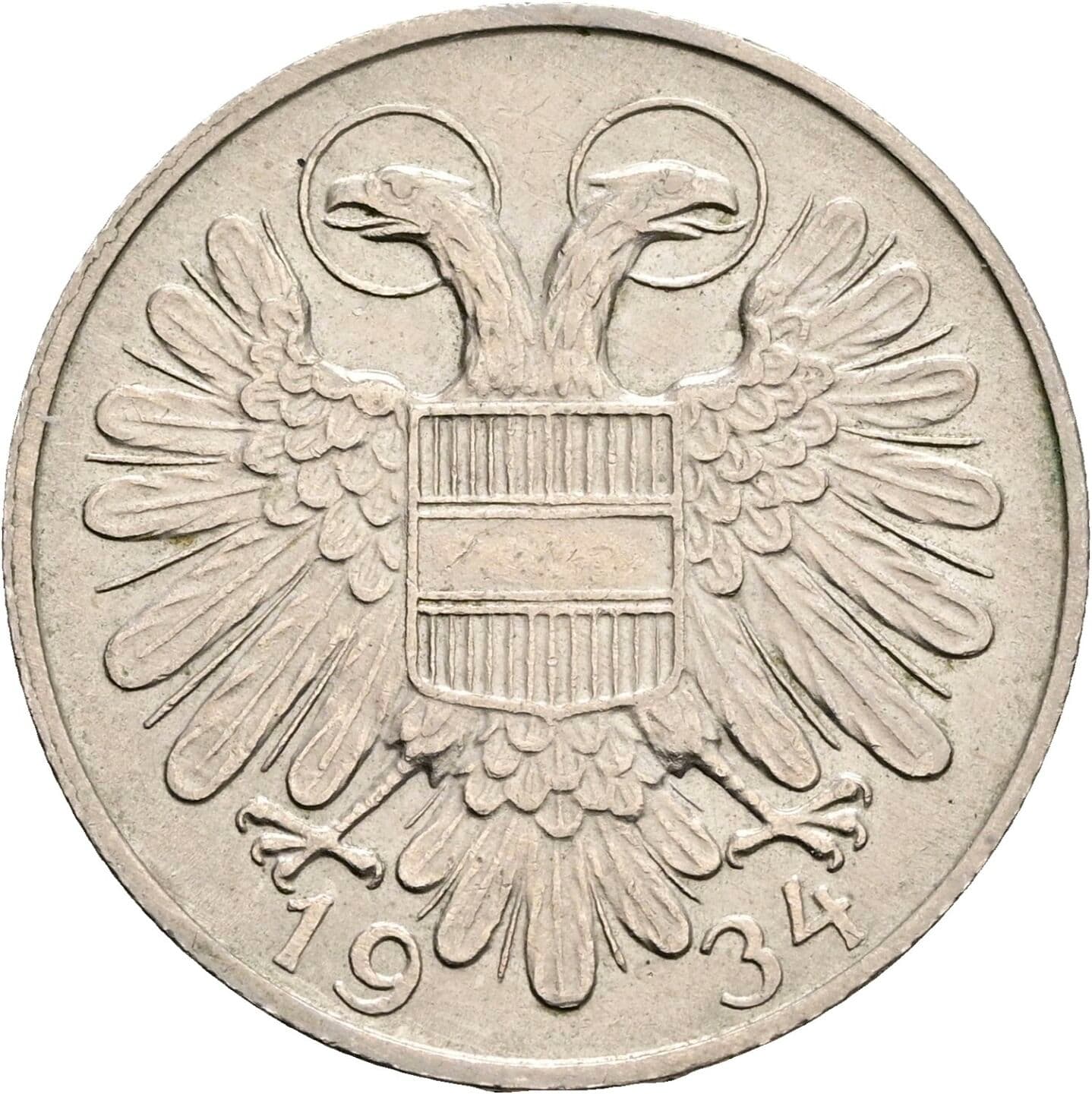 1 Schilling 1934 – Rückseite