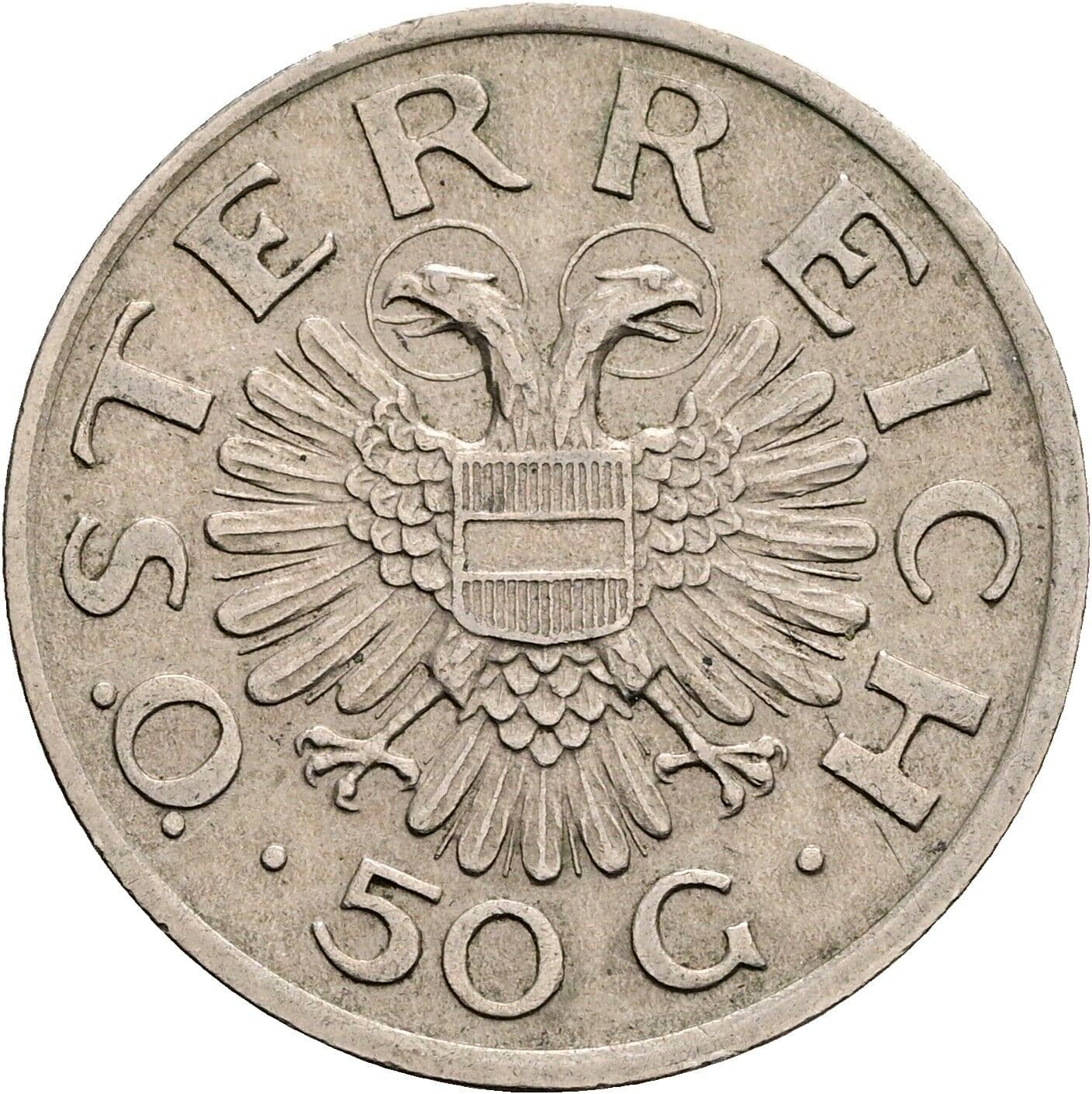 50 Groschen 1935 – Rückseite