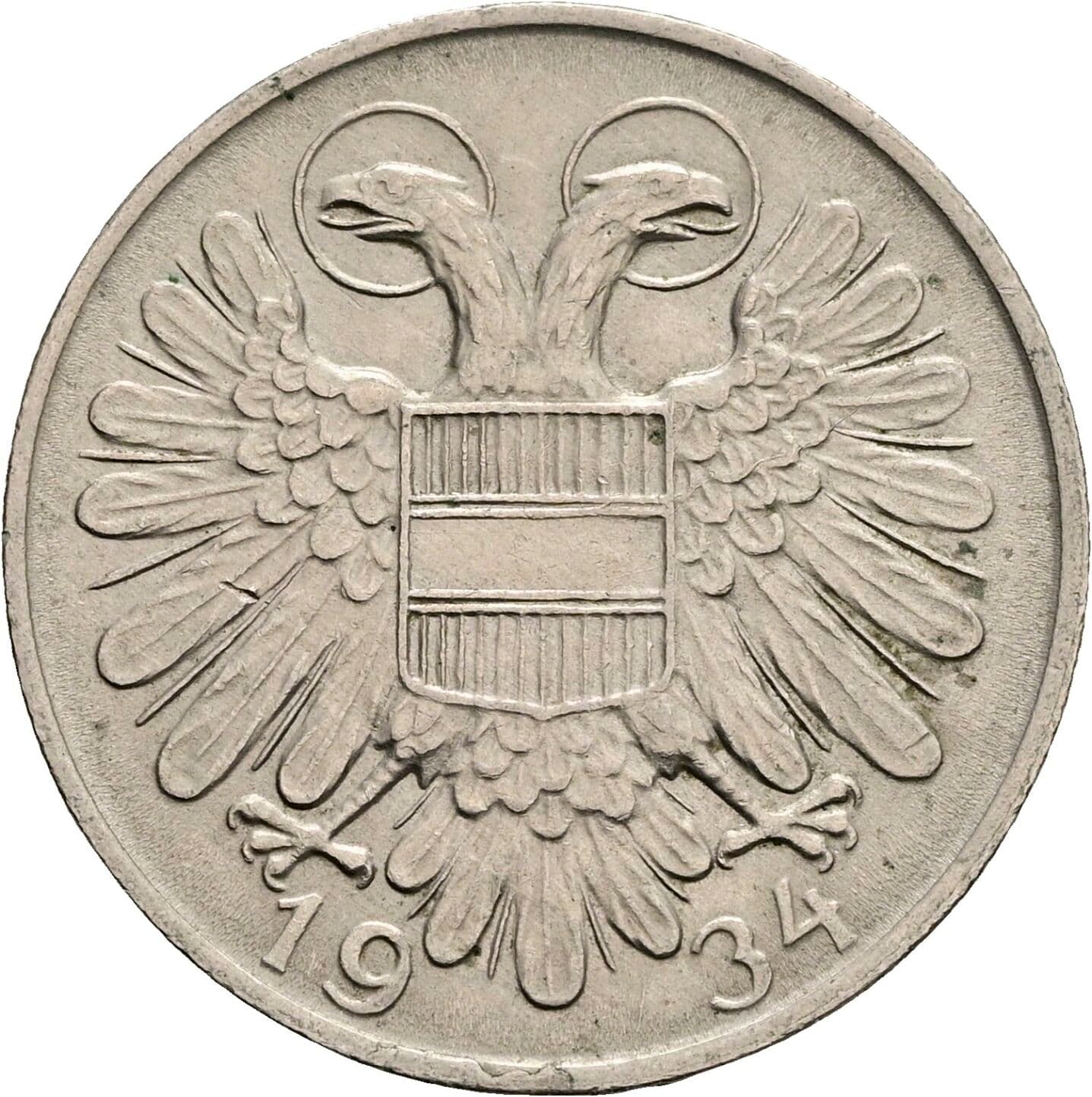 1 Schilling 1934 – Rückseite