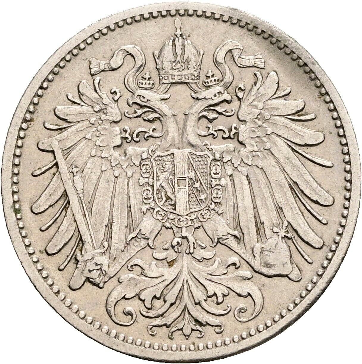 20 Heller Franz Joseph I. 1848-1916 1907 – Rückseite