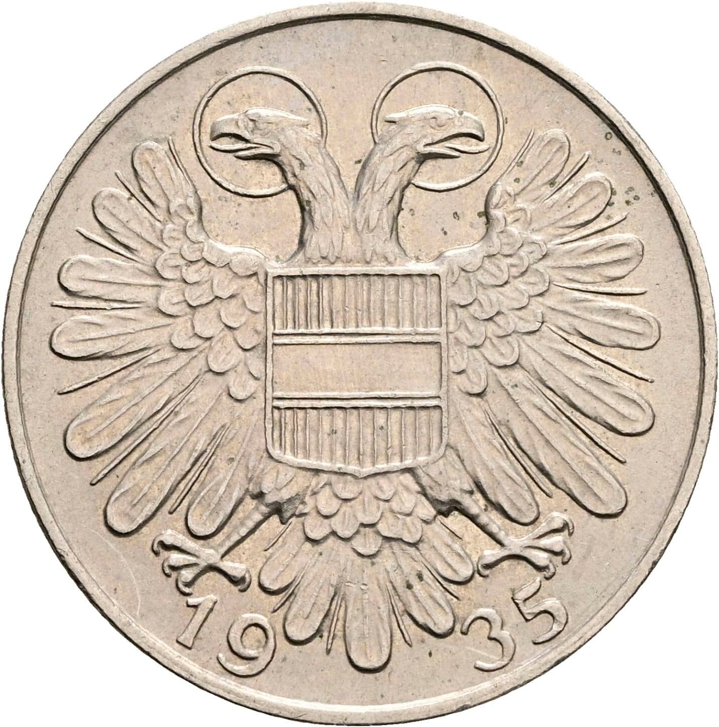 1 Schilling 1935 – Rückseite