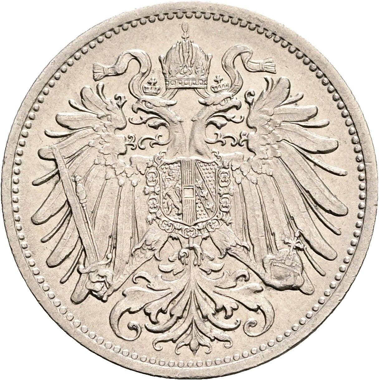 20 Heller Franz Joseph I. 1848-1916 1911 – Rückseite