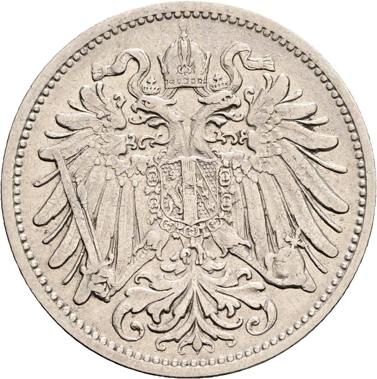 20 Heller Franz Joseph I. 1848-1916 1907 – Rückseite