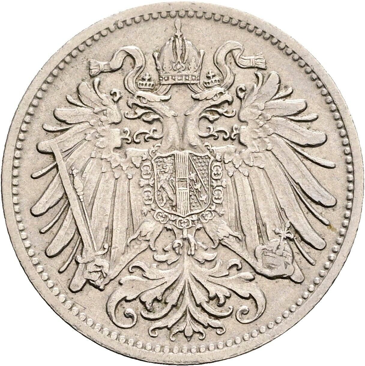 20 Heller Franz Joseph I. 1848-1916 1907 – Rückseite