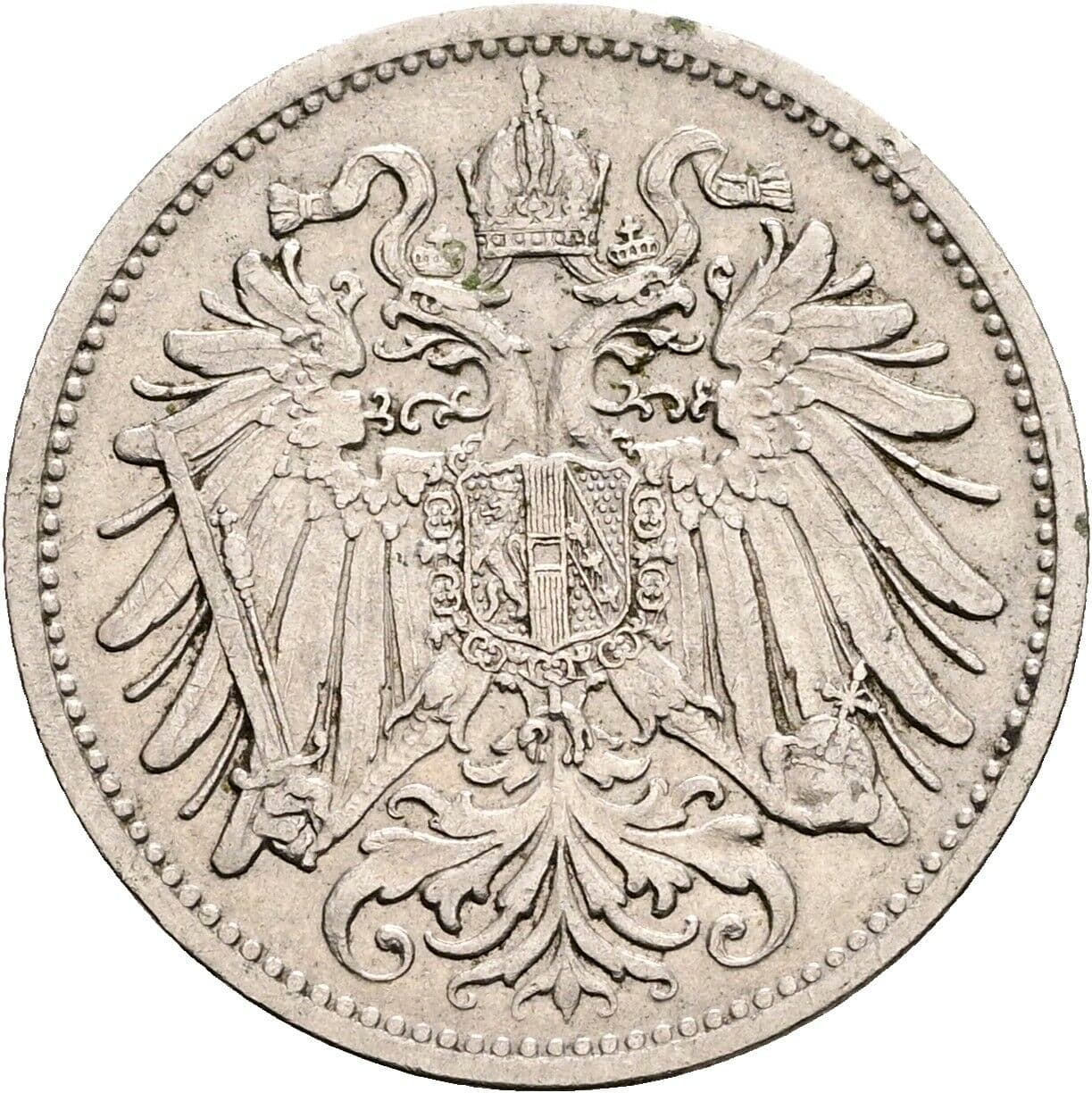 20 Heller Franz Joseph I. 1848-1916 1907 – Rückseite