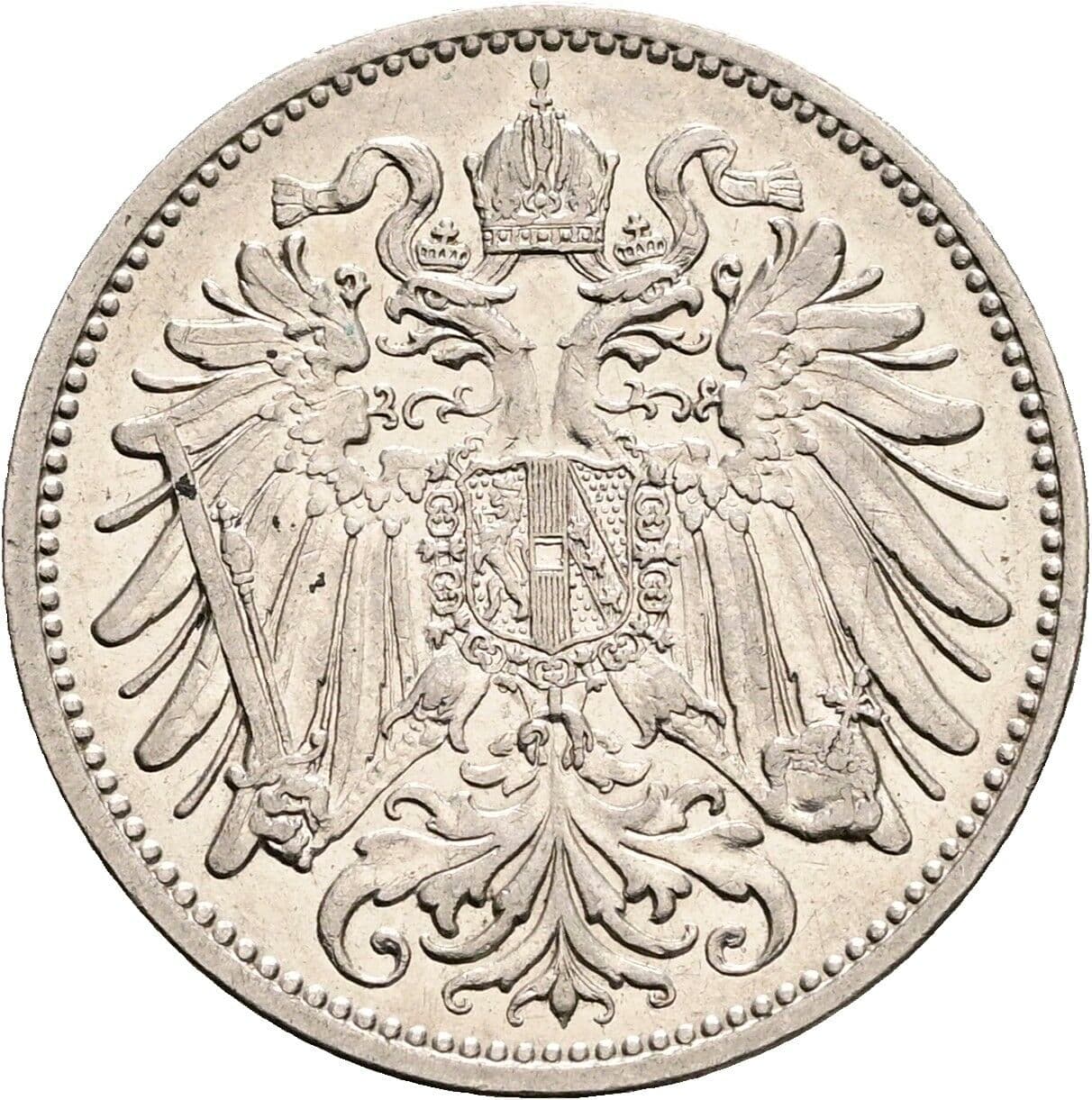 20 Heller Franz Joseph I. 1848-1916 1911 – Rückseite