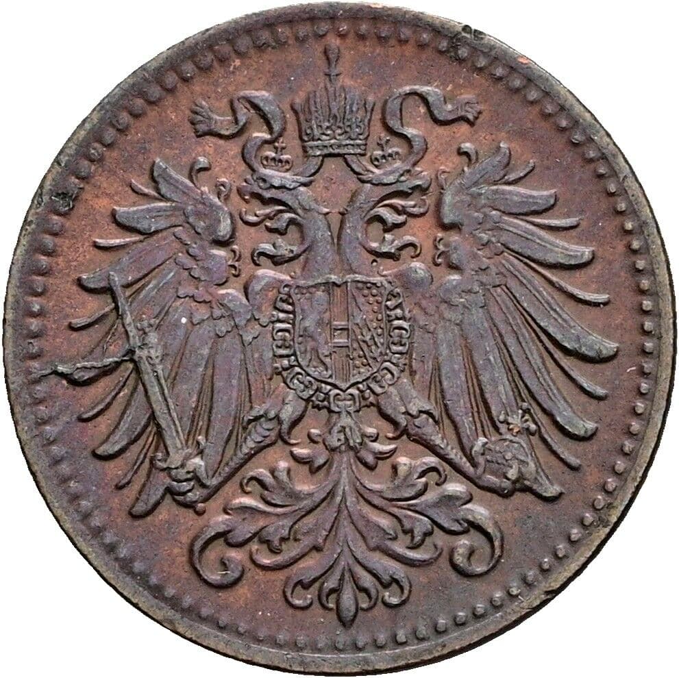1 Heller Franz Joseph I. 1848-1916 1912 – Rückseite