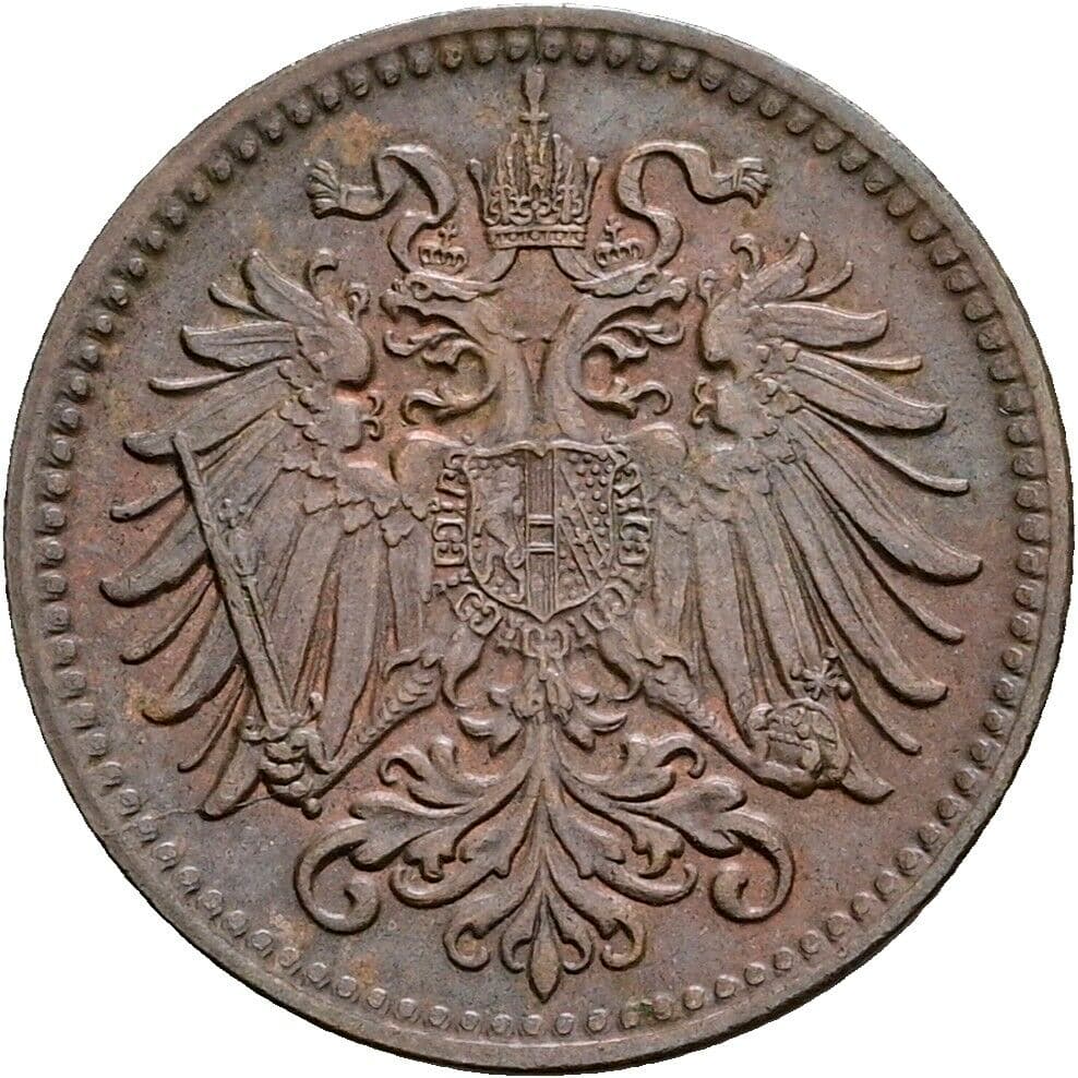 1 Heller Franz Joseph I. 1848-1916 1914 – Rückseite