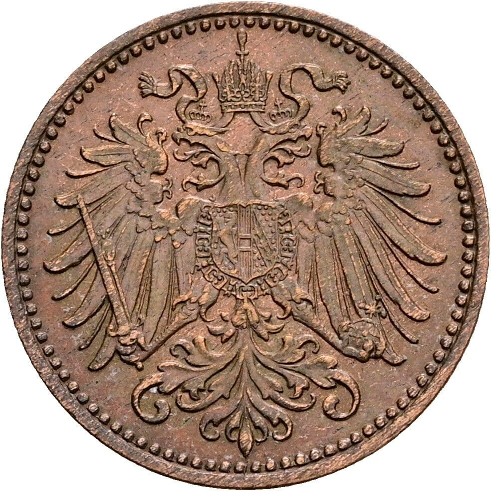 1 Heller Franz Joseph I. 1848-1916 1901 – Rückseite