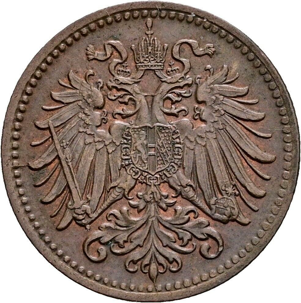 1 Heller Franz Joseph I. 1848-1916 1915 – Rückseite