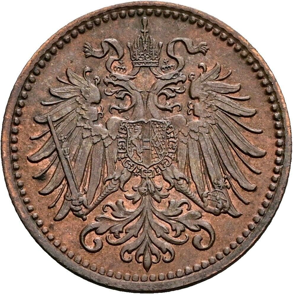 1 Heller Franz Joseph I. 1848-1916 1915 – Rückseite