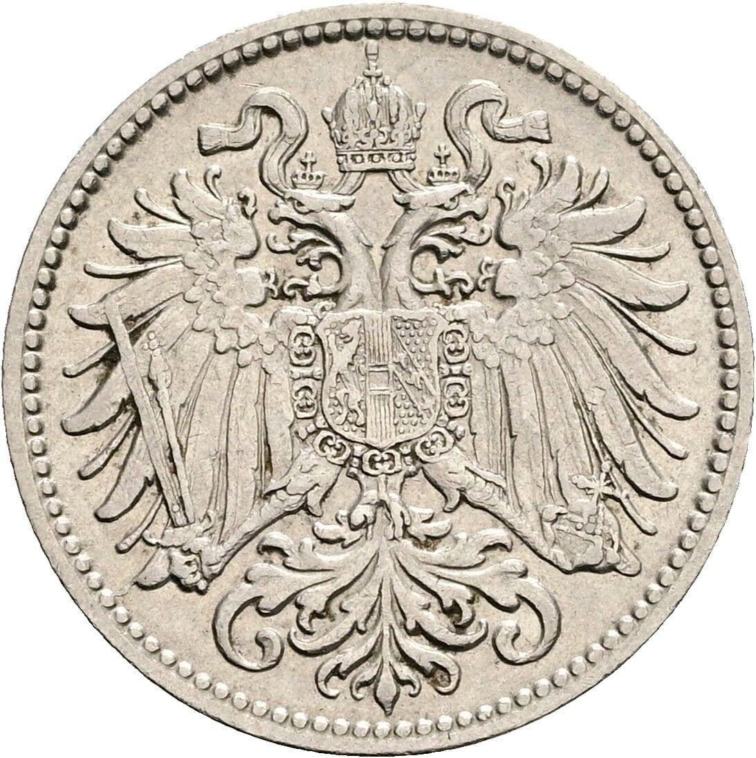 10 Heller Franz Joseph I. 1848-1916 1907 – Rückseite
