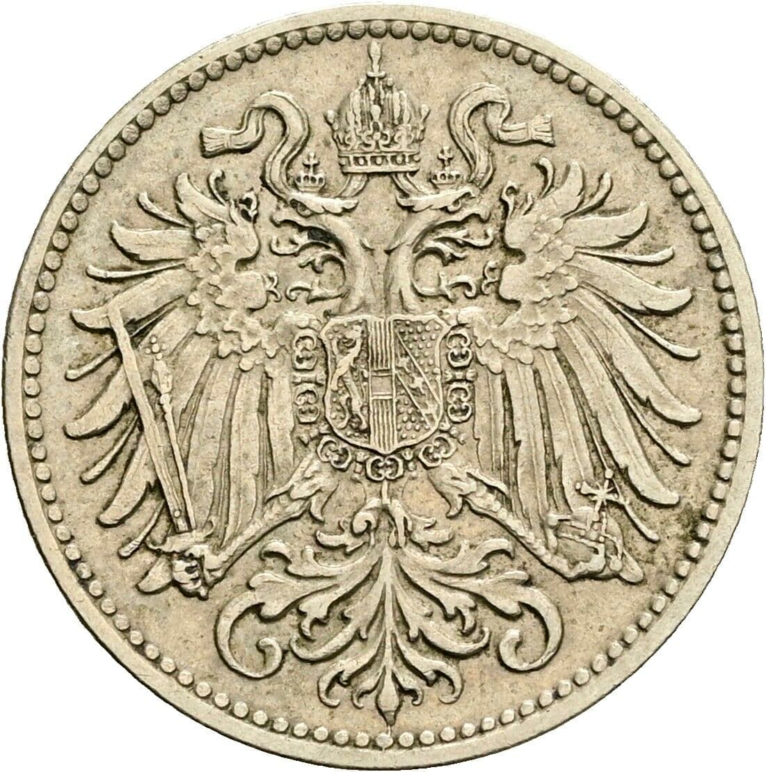 10 Heller Franz Joseph I. 1848-1916 1916 – Rückseite