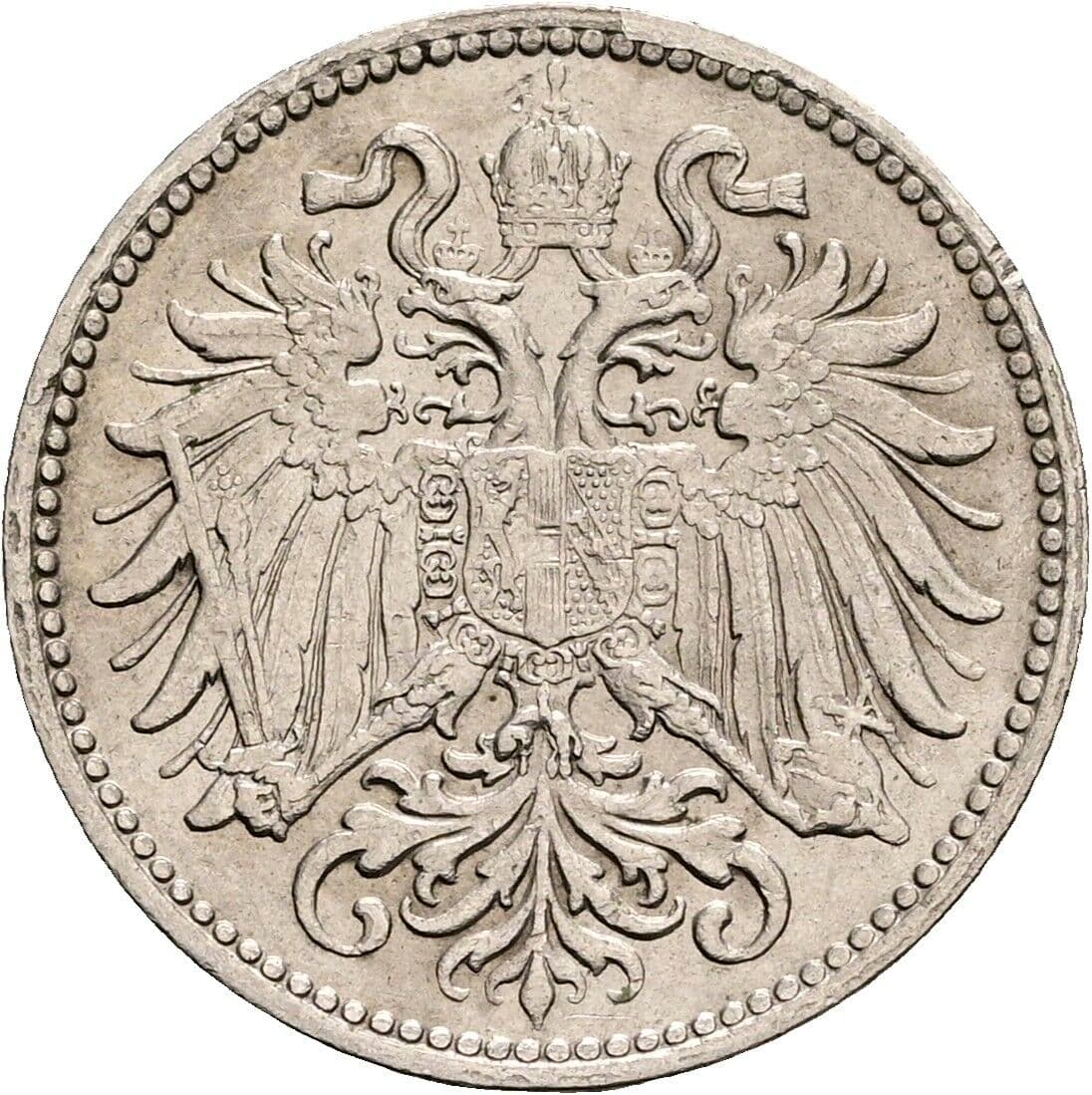 10 Heller Franz Joseph I. 1848-1916 1907 – Rückseite