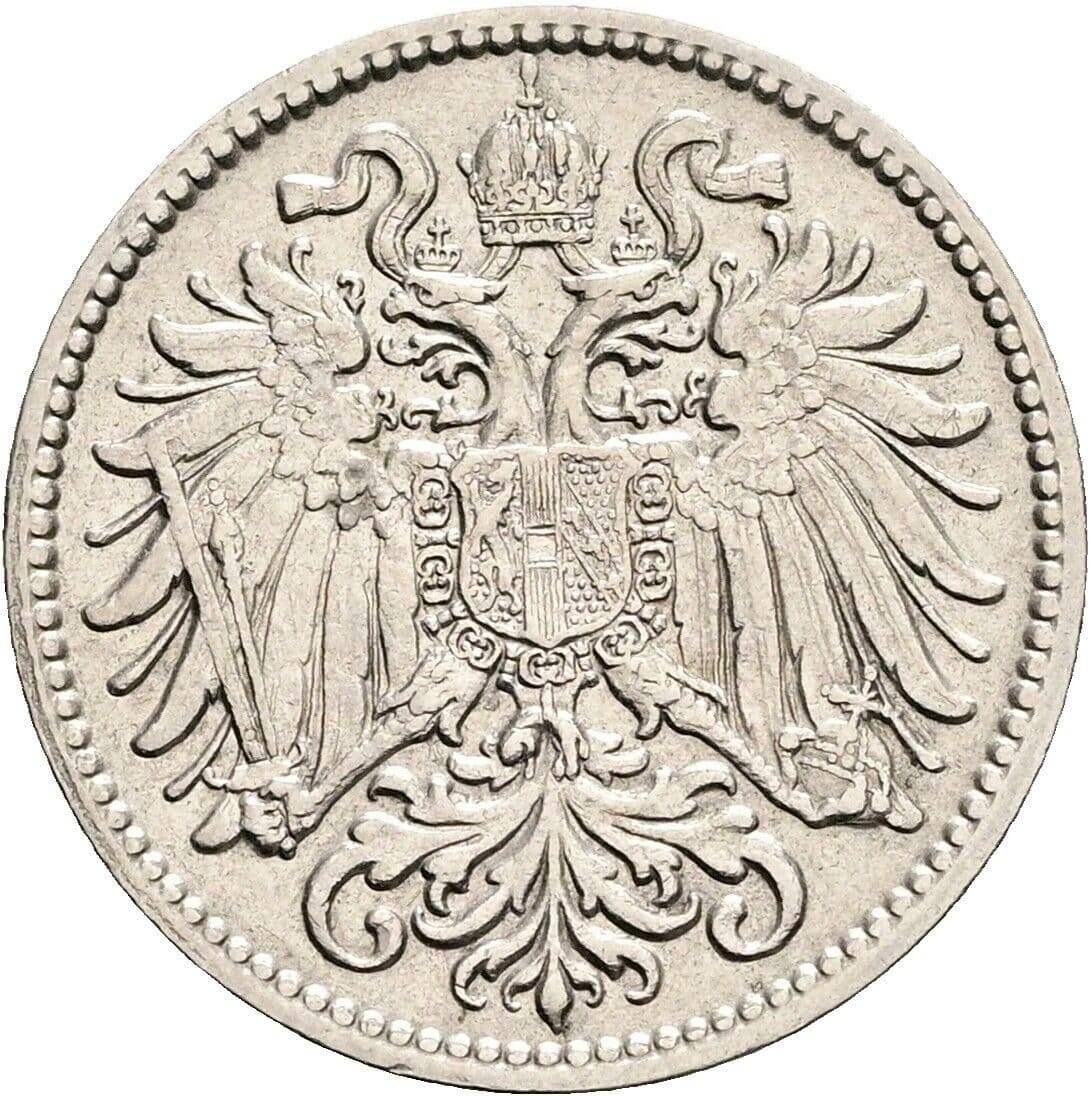 10 Heller Franz Joseph I. 1848-1916 1909 – Rückseite