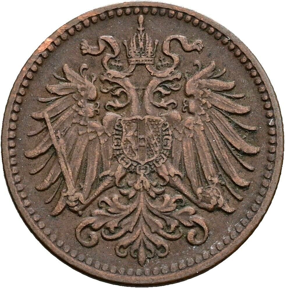 1 Heller Franz Joseph I. 1848-1916 1909 – Rückseite