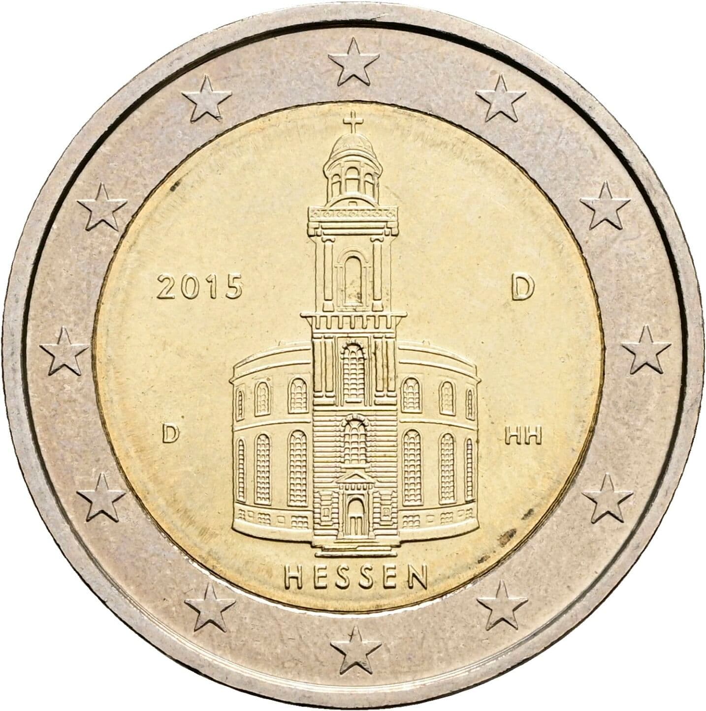 2 Euro 2015 D – Rückseite