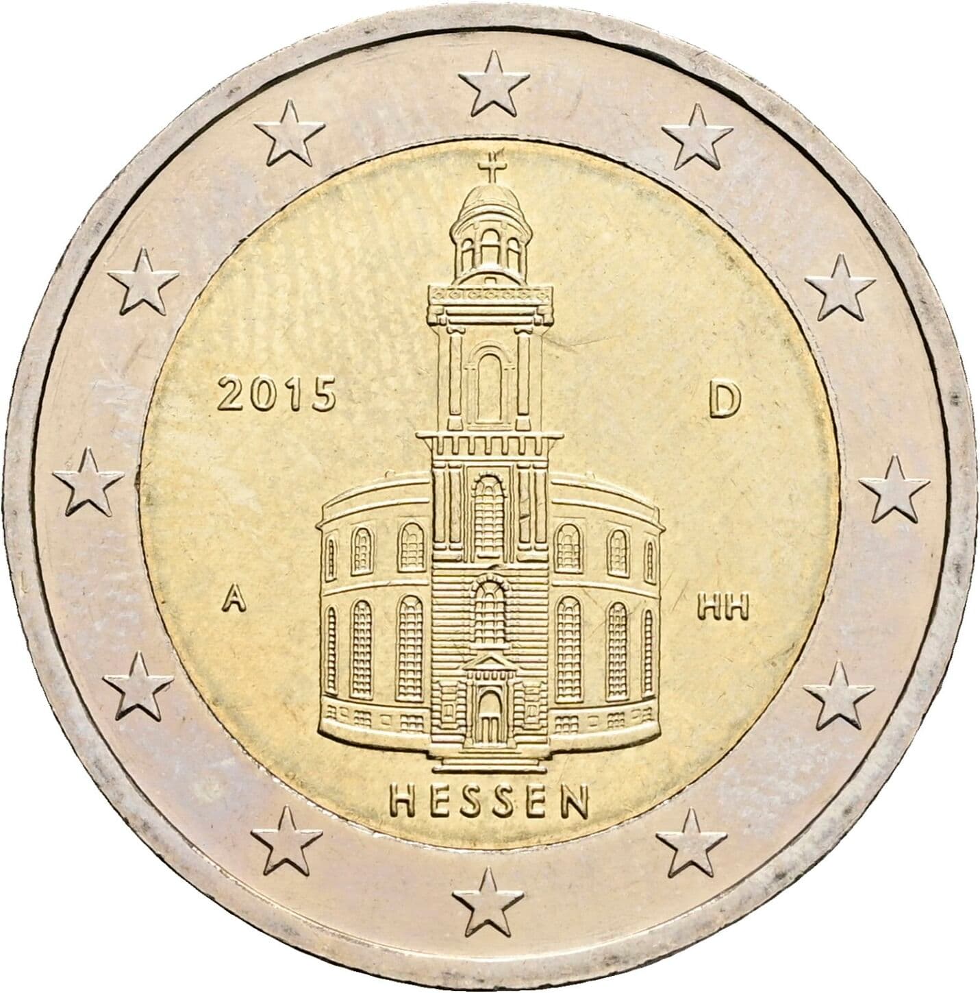 2 Euro 2015 A – Rückseite